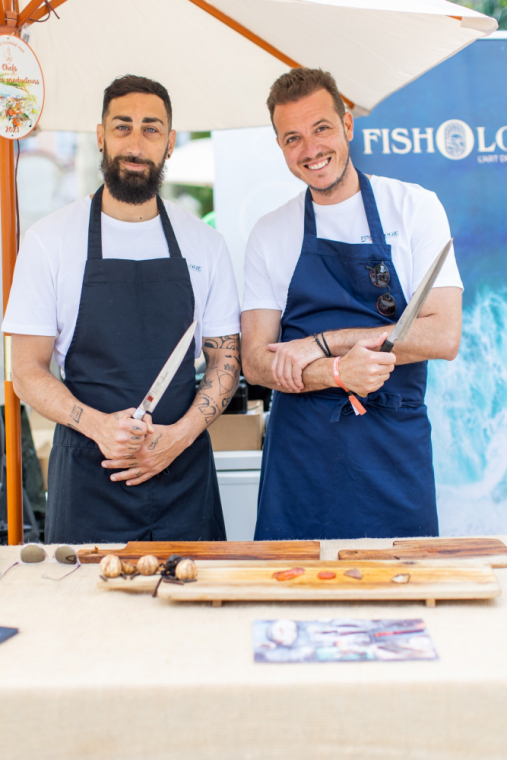 Poisson maturé au marché de noël du Lavandou., Saint-Tropez, Fishologie