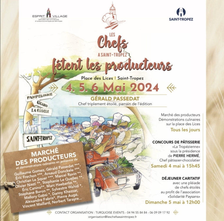 Les chefs a Saint Tropez fetent les producteurs , Saint-Tropez, Fishologie